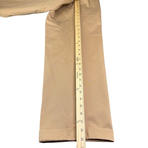 Brooks Brothers Pants Mens 36 x 29 Khaki Elliot Pleated Cuffed Advantage Chinos - Picture 11 of 16